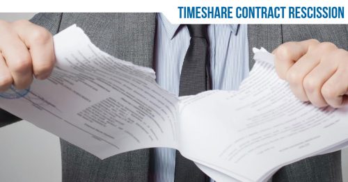 Read more about the article Timeshare Contract Rescission